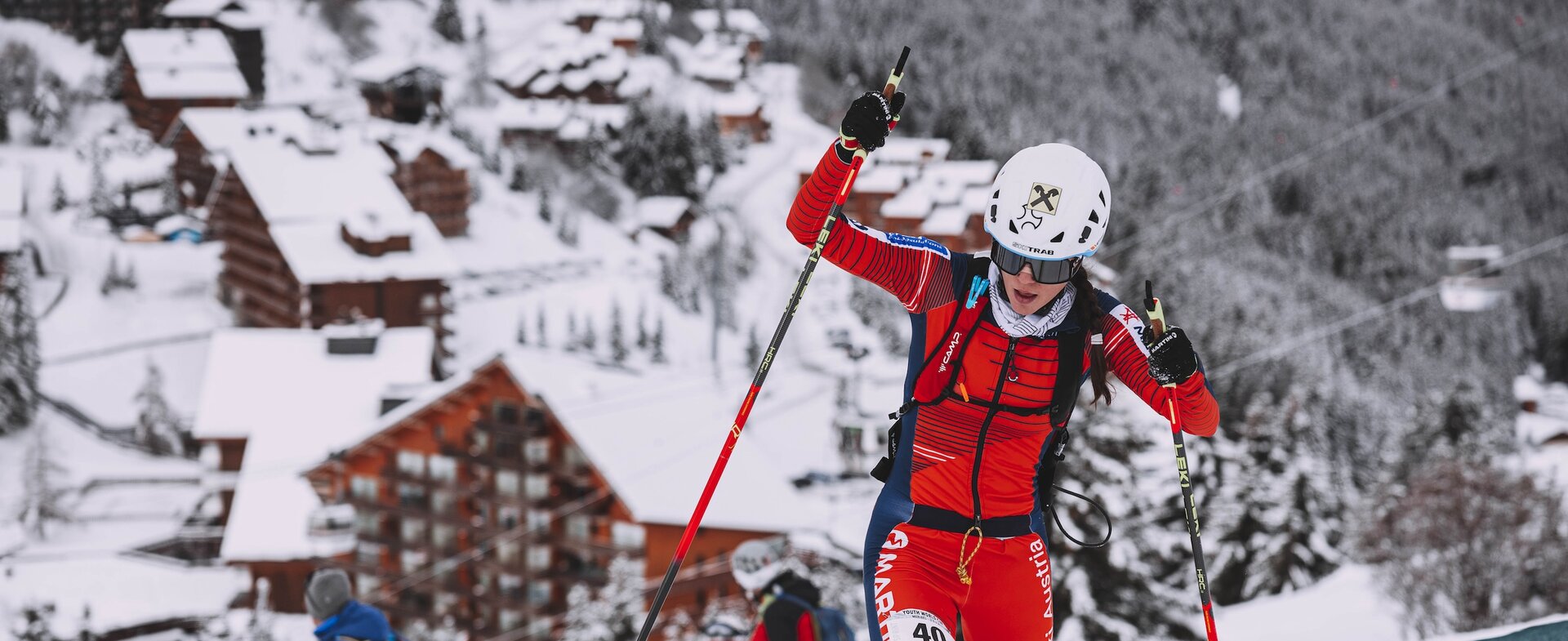 Emma Albrecht im Sprint auf Platz 4 | © ISMF