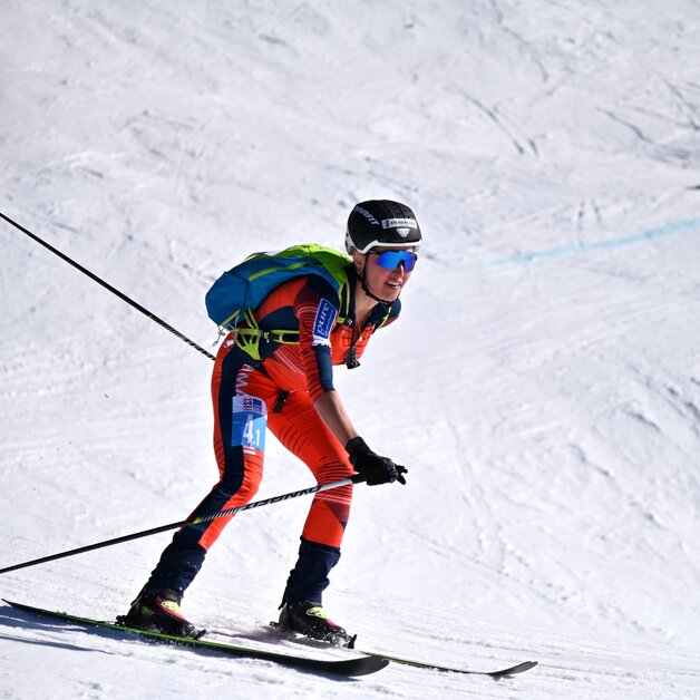 Johanna Hiemer in besagter Abfahrt | © Ski Austria / Weigl