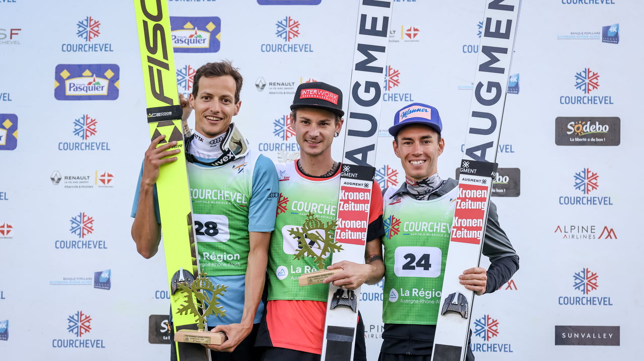 Courchevel Podium Fettner Kraft | © EXPA