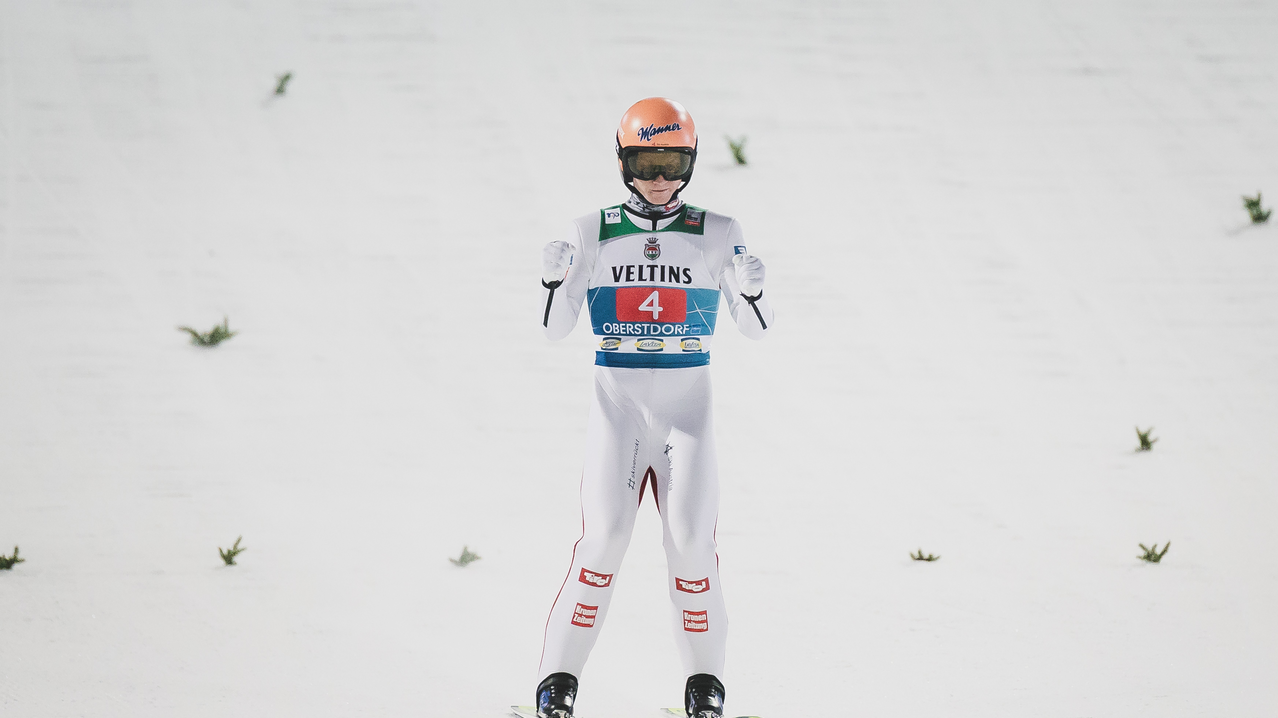 Oberstdorf Hörl Jubel | © EXPA